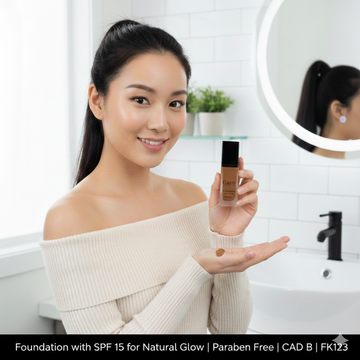Foundation with SPF 15 for Natural Glow | Paraben Free | CAD B | FK123
