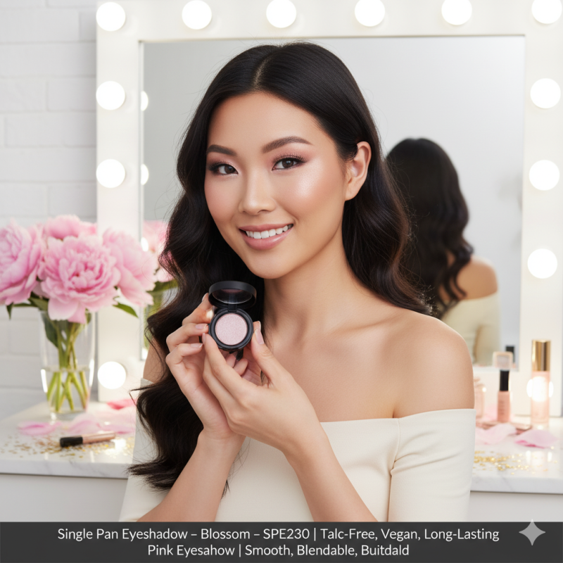 Single Pan Eyeshadow – Blossom – SPE230 | Talc-Free, Vegan, Long-Lasting Pink Eyeshadow | Smooth, Blendable, Buildable